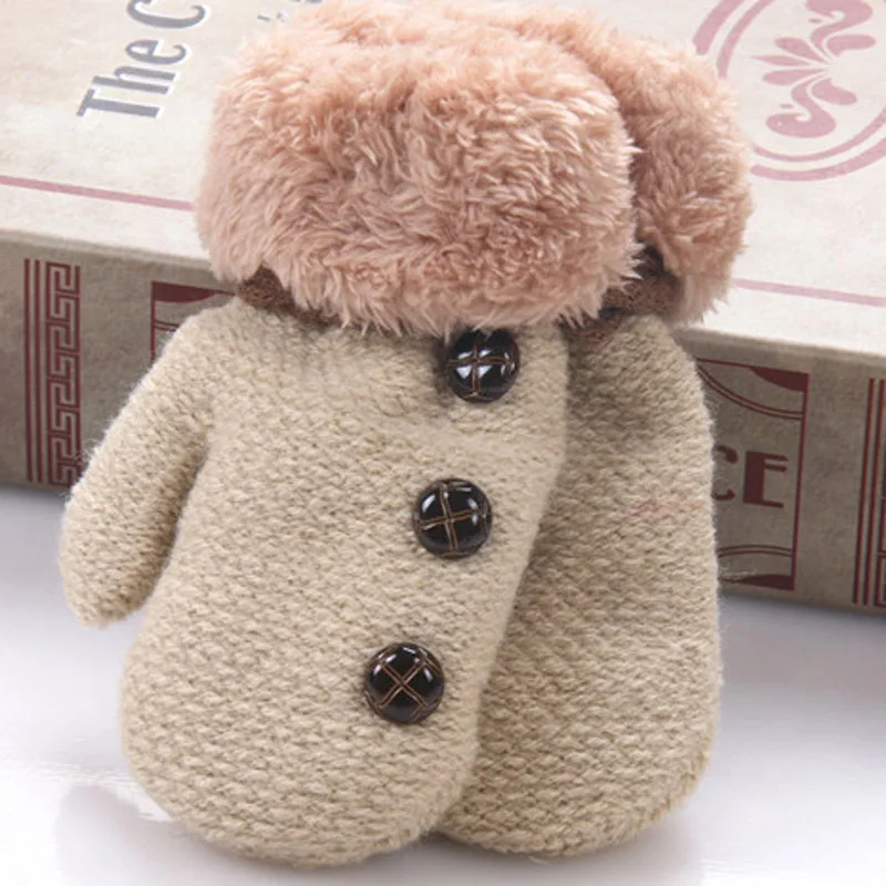 New Children's Mittens Winter Wool Baby Knitted Gloves Children Warm Rope Baby Mittens For Children 1-3 Years Old
New Children's Mittens Winter Wool Baby Knitted Gloves Children Warm Rope Baby Mittens For Children 1-3 Years Old