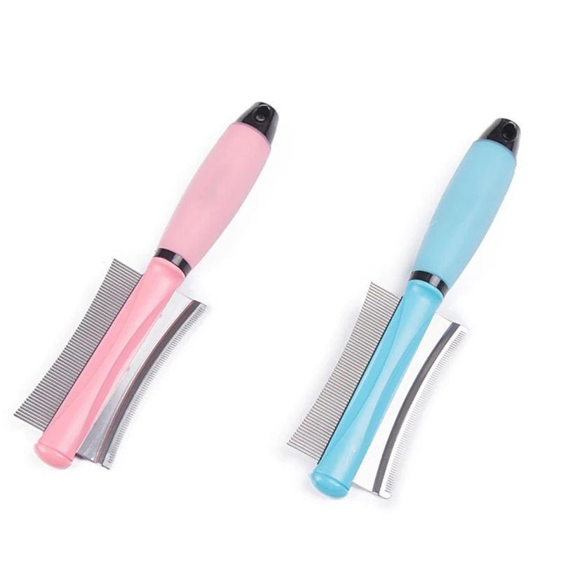 Dog Grooming Tool With Double Sided Dematting Rake Brush Suitable For Pets Double Comb Densely Packed Pins
Dog Grooming Tool With Double Sided Dematting Rake Brush Suitable For Pets Double Comb Densely Packed Pins