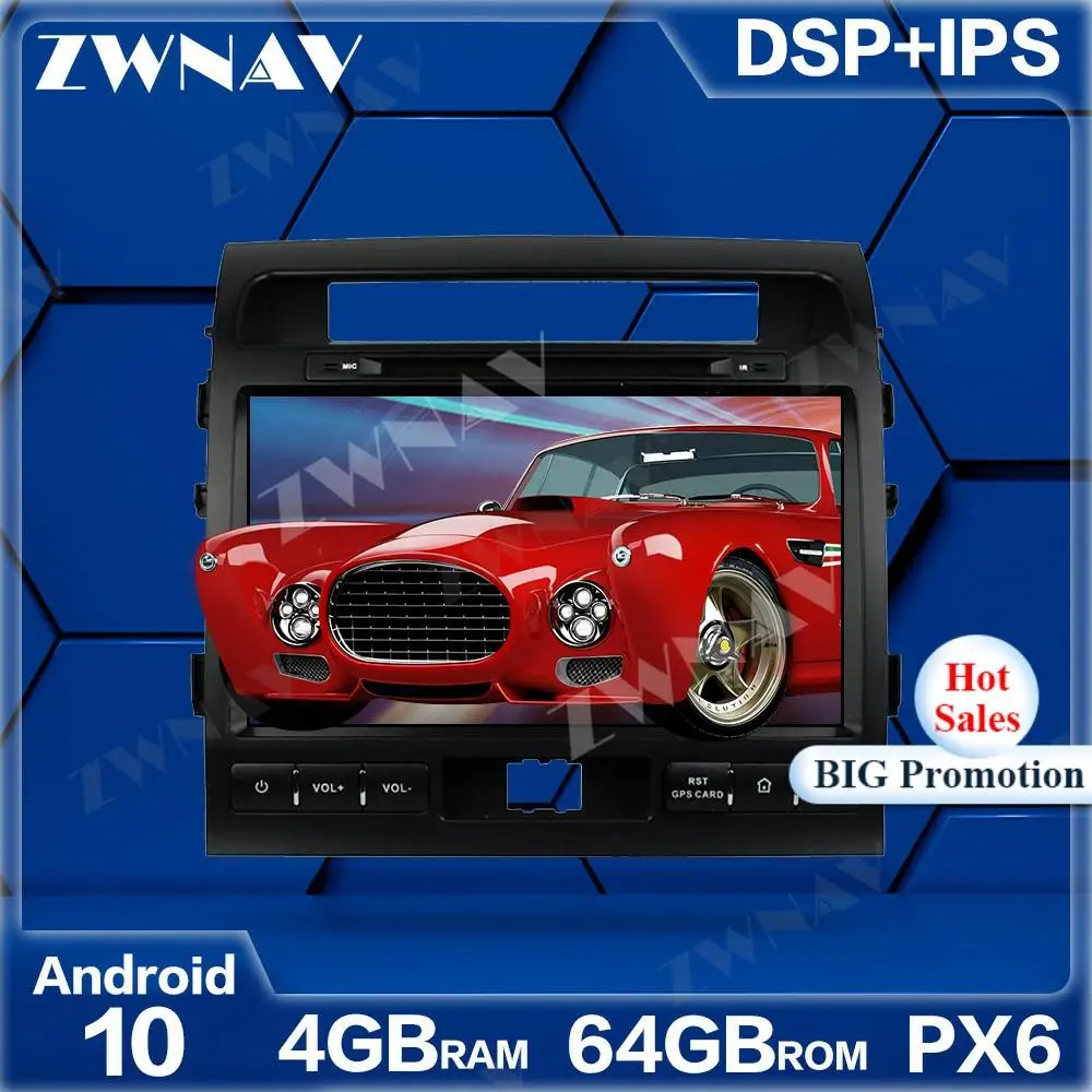 Автомобильный мультимедийный плеер PX6 4 + 64 ГБ Android 10,0 для Toyota Land Cruiser 2008-2012 Navi Radio navi stereo IPS с сенсорным экраном
Автомобильный мультимедийный плеер PX6 4 + 64 ГБ Android 10,0 для Toyota Land Cruiser 2008-2012 Navi Radio navi stereo IPS с сенсорным экраном