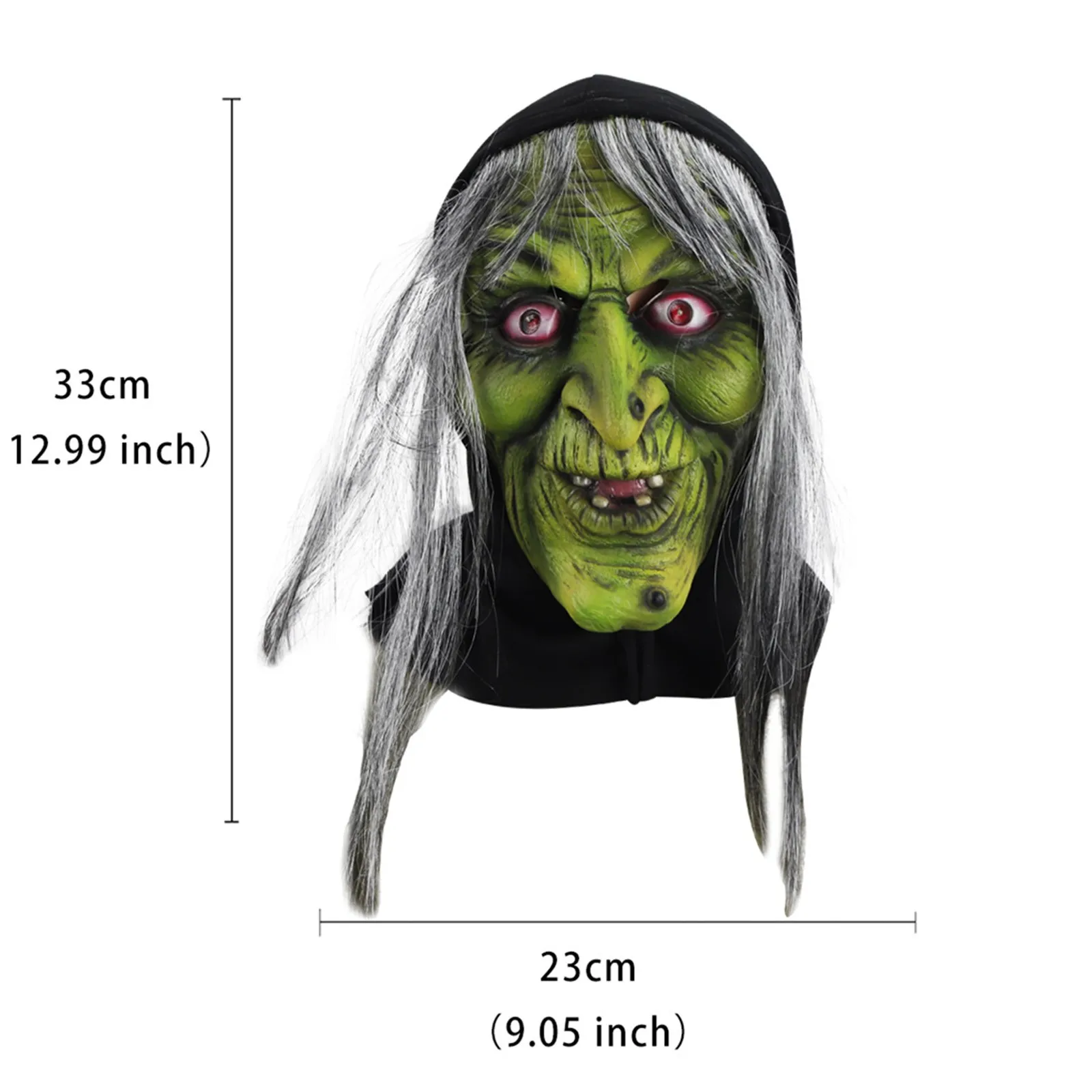 New 2021 High Quality Safety Funny Old Witch gear Prom Props Latex Horror Tricky Scary Mask Practical Toys Accessories For Kids
New 2021 High Quality Safety Funny Old Witch gear Prom Props Latex Horror Tricky Scary Mask Practical Toys Accessories For Kids