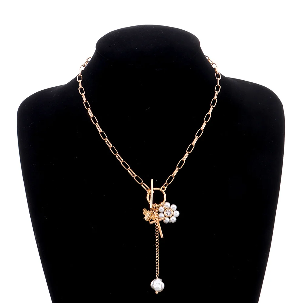 YOUVI New Vintage Cross Bee Pedant Necklace for Women Charm Jewelry Long Goth Clavicle Chain Necklace Choker Punk Men's Chain
YOUVI New Vintage Cross Bee Pedant Necklace for Women Charm Jewelry Long Goth Clavicle Chain Necklace Choker Punk Men's Chain