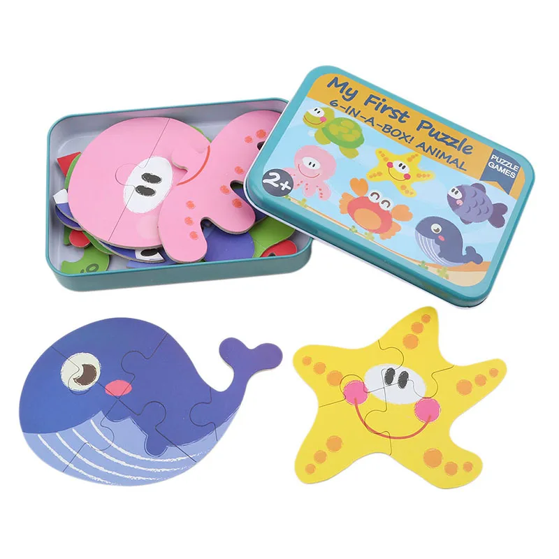 Animal 3D Puzzle Cards for Children Jigsaw Metal Iron Box Wood Puzzle Montessori Learning Educational Kids Brain Teaser Toys
Animal 3D Puzzle Cards for Children Jigsaw Metal Iron Box Wood Puzzle Montessori Learning Educational Kids Brain Teaser Toys