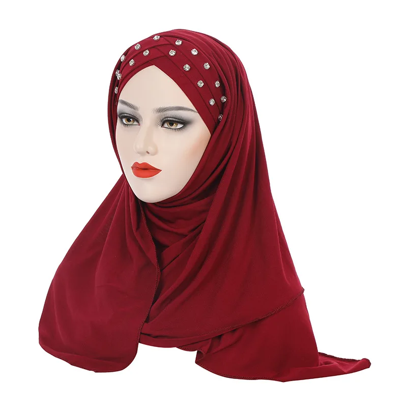 2021 New Ready to Wear Muslim Hijab Soild Color Instand Turban Hijabs Islam Headscarf Female Head Wraps
2021 New Ready to Wear Muslim Hijab Soild Color Instand Turban Hijabs Islam Headscarf Female Head Wraps