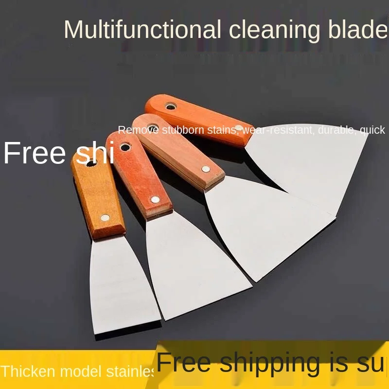 Stainless Steel Putty Knife Cleaning Spatula Scraper Multi-purpose Trowel Putty Knife Glass Spatula To Clean Barbecue Oil
Stainless Steel Putty Knife Cleaning Spatula Scraper Multi-purpose Trowel Putty Knife Glass Spatula To Clean Barbecue Oil
