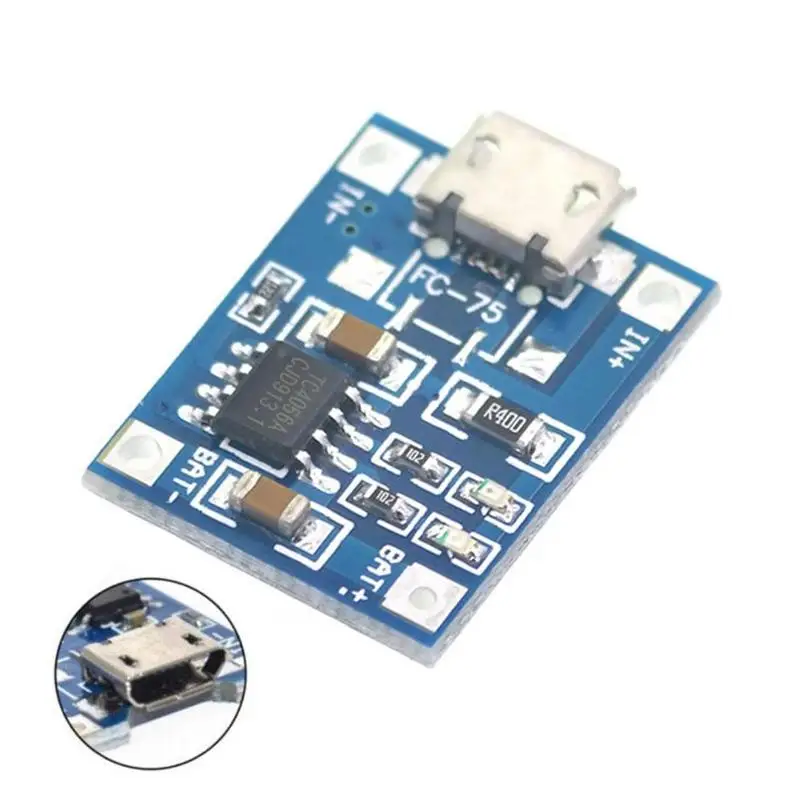 TP4056|18650 Lithium Battery 3.7v 3.6V 4.2V Lithium Board Overshoot Protector Battery Overdischarge 1A Charging L2B8
TP4056|18650 Lithium Battery 3.7v 3.6V 4.2V Lithium Board Overshoot Protector Battery Overdischarge 1A Charging L2B8