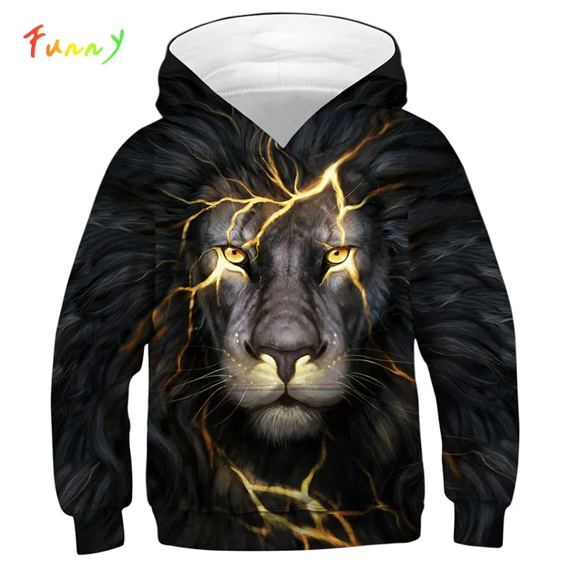 Cool Golden Lightning Lion Printed Children Hoodie Boys Girls Long Sleeved Pullovers Autumn Kids sweatshirt Toddler Boy Clothes
Cool Golden Lightning Lion Printed Children Hoodie Boys Girls Long Sleeved Pullovers Autumn Kids sweatshirt Toddler Boy Clothes
