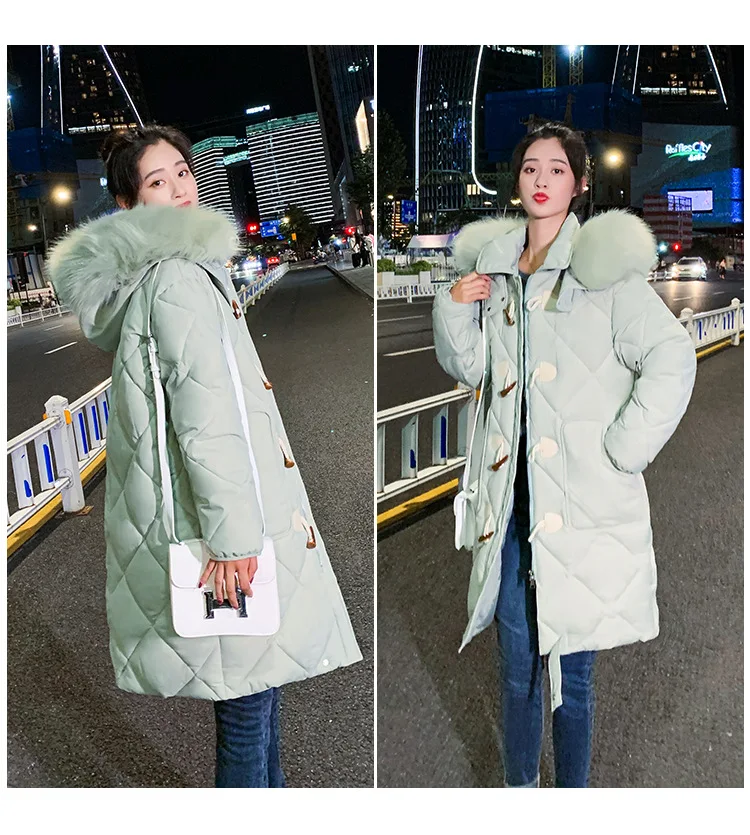 Women Long Horn Button Winter Jacket Hooded Windproof Down Jacket Oversize Cotton padded Parkas Outwear Coat
Women Long Horn Button Winter Jacket Hooded Windproof Down Jacket Oversize Cotton padded Parkas Outwear Coat