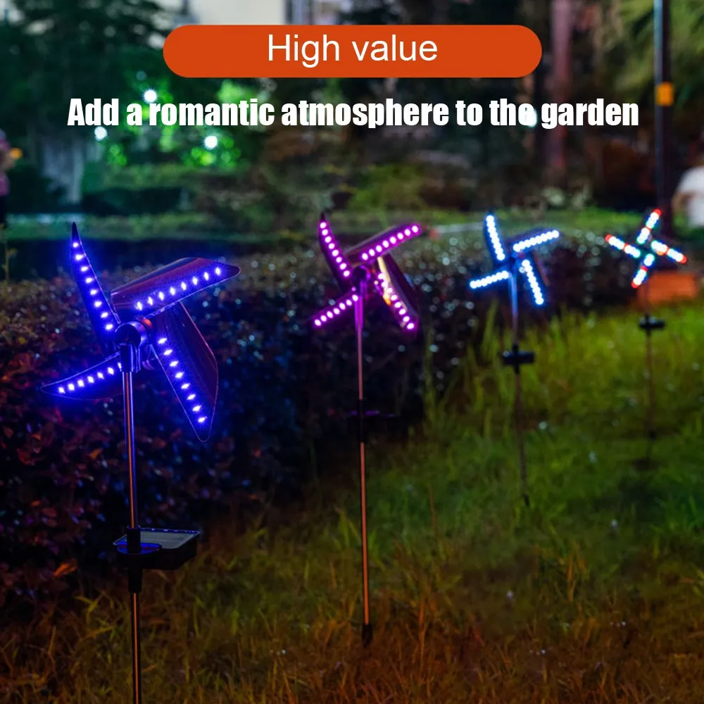 1/2 PCS Solar Windmill Garden Light LED Waterproof Decorative Solar Powered Lamp for Outdoor Walkway Yard Lawn Patio
1/2 PCS Solar Windmill Garden Light LED Waterproof Decorative Solar Powered Lamp for Outdoor Walkway Yard Lawn Patio