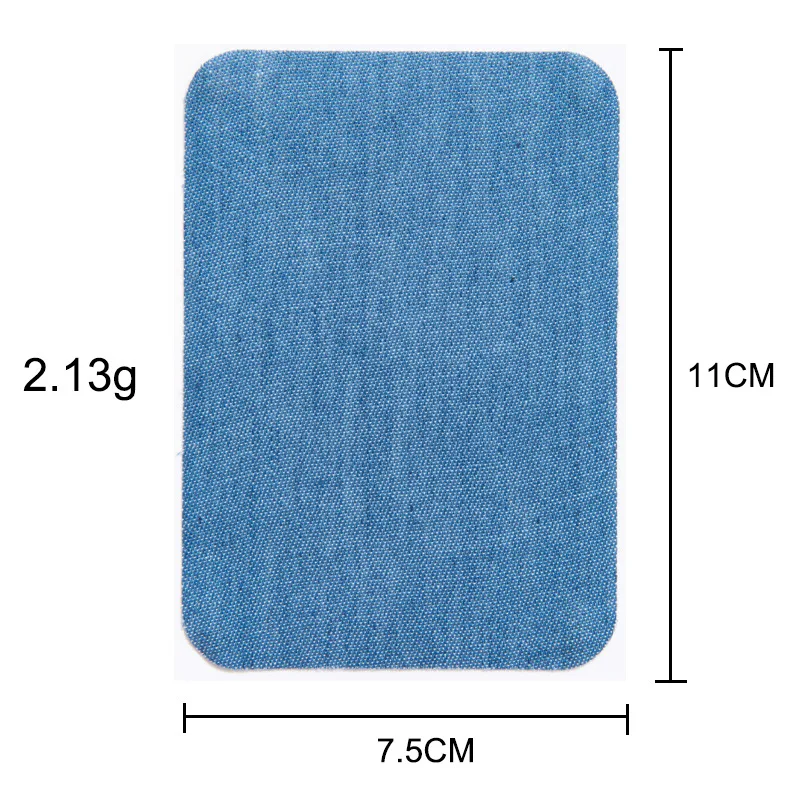 11x7.5cm 100% Cotton Jeans Patch Cloth Patch Suit Small Size Elbow Patch Knee Patch Diy Handmade Fabric Cloth Stickers Suit
11x7.5cm 100% Cotton Jeans Patch Cloth Patch Suit Small Size Elbow Patch Knee Patch Diy Handmade Fabric Cloth Stickers Suit