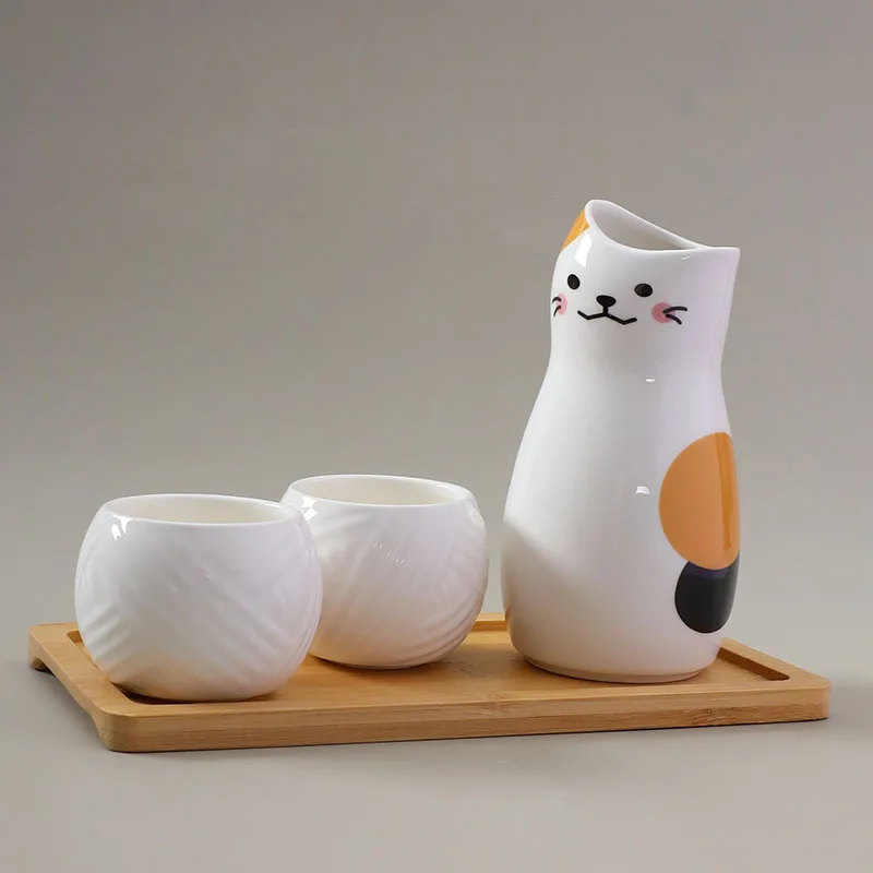 Cat Japanese Sake Set Wine Cup Cold Ceramic Cute Cartoons Sake Set Modern Small Vintage Wijnglazen Household Utensils EI50BW
Cat Japanese Sake Set Wine Cup Cold Ceramic Cute Cartoons Sake Set Modern Small Vintage Wijnglazen Household Utensils EI50BW