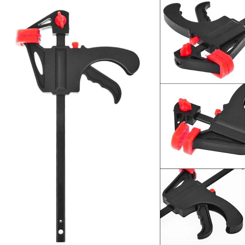 10Pcs Clamp 4 Inch Woodworking F Clamp Clip Grip Quick Ratchet Release Bar Clamp DIY Carpentry Hand Tool
10Pcs Clamp 4 Inch Woodworking F Clamp Clip Grip Quick Ratchet Release Bar Clamp DIY Carpentry Hand Tool
