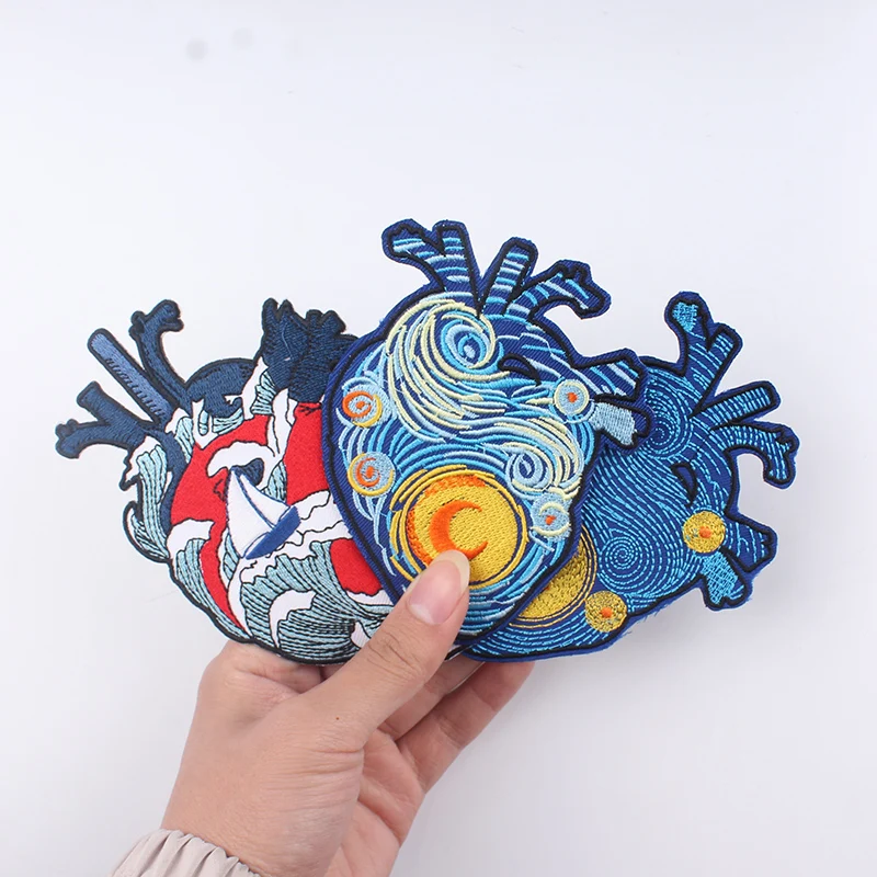 Van Gogh Patches For Clothing Thermoadhesive Patches Stickers Hippie Heart Patch Iron On Patches On Clothes Embroidery Patch
Van Gogh Patches For Clothing Thermoadhesive Patches Stickers Hippie Heart Patch Iron On Patches On Clothes Embroidery Patch