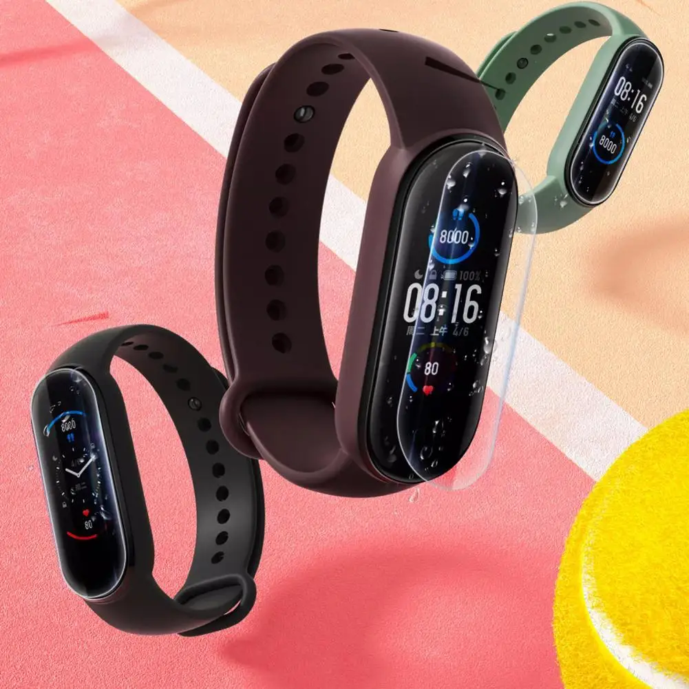 3Pcs Watch High Screen Sensitivity Comfortable Touch Transparent Self-adhesion Watch Screen Protector for Xiaomi Mi Band 4/5/6
3Pcs Watch High Screen Sensitivity Comfortable Touch Transparent Self-adhesion Watch Screen Protector for Xiaomi Mi Band 4/5/6