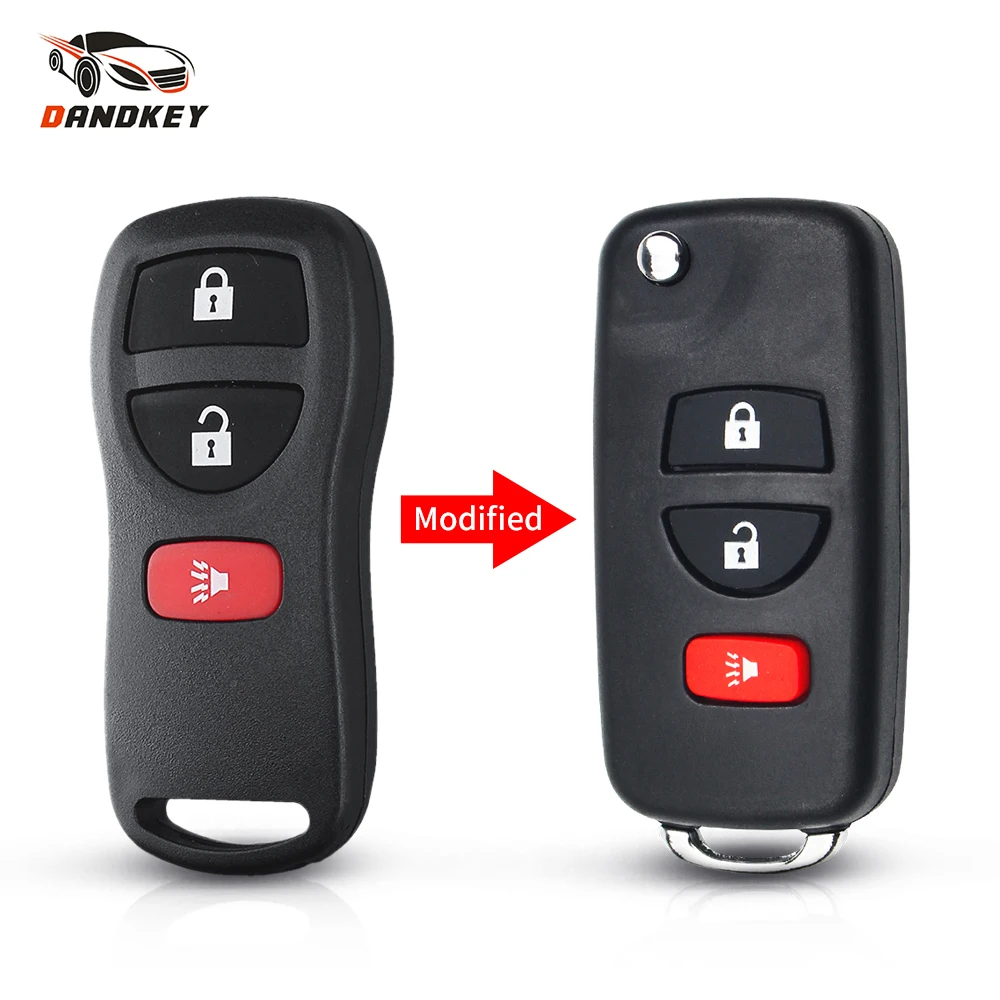 Флип-чехол для автомобильного ключа INFINITI G35 I35 350Z Nissan Sentra Altima Maxima 02-06 Fob 3/4 кнопок |
