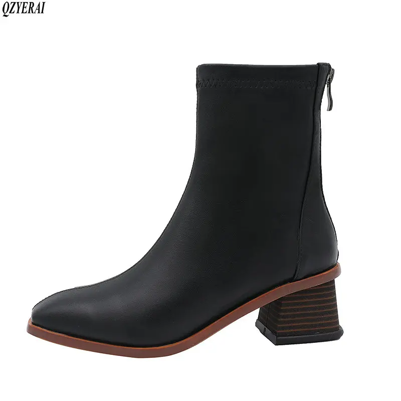 Women's boots Chelsea ankle boot Genuine leather stretch Cow leather boots party Fashion female boots Women's shoes
Women's boots Chelsea ankle boot Genuine leather stretch Cow leather boots party Fashion female boots Women's shoes
