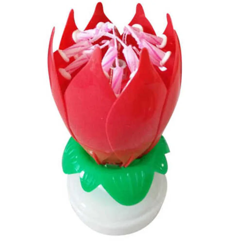 Lotus Flower Candle Romantic Happy Birthday Music Play Magic Musical Flower Candle
Lotus Flower Candle Romantic Happy Birthday Music Play Magic Musical Flower Candle