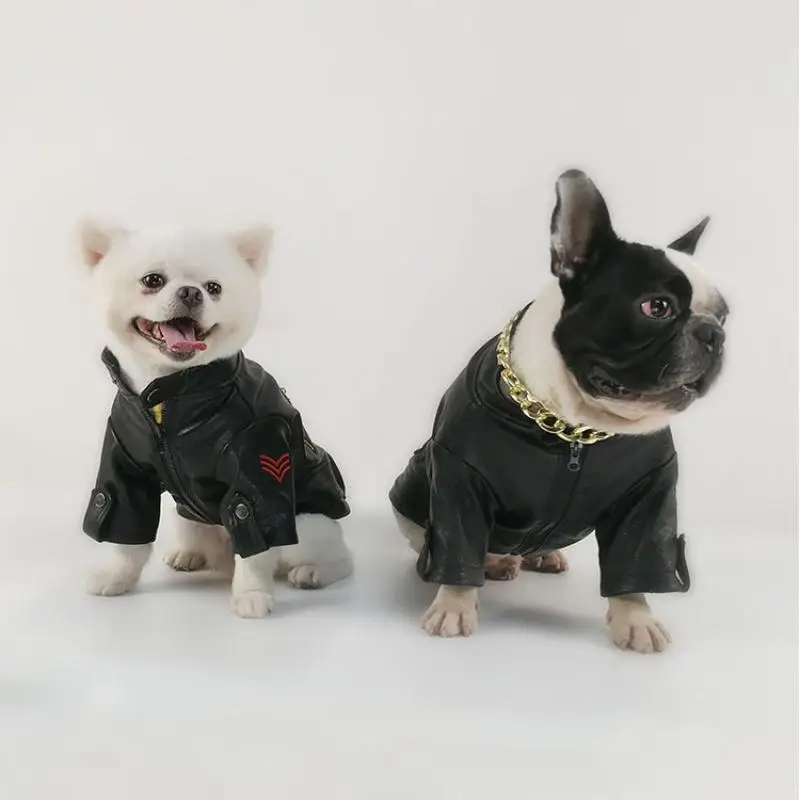 New Style Pet Coat Autumn Winter Dog Clothes Puppy Bichon Hiromi Fashion Brand Clothes Machine French Bulldog Car Leather Jacket
New Style Pet Coat Autumn Winter Dog Clothes Puppy Bichon Hiromi Fashion Brand Clothes Machine French Bulldog Car Leather Jacket