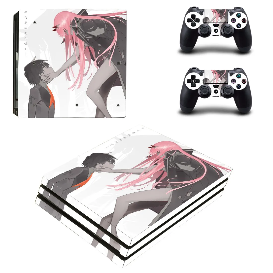 

DARLING in the FRANXX Zero Two PS4 Pro Skin Sticker Decal For PlayStation 4 PS4 Pro Console & Controller Skins Vinyl
