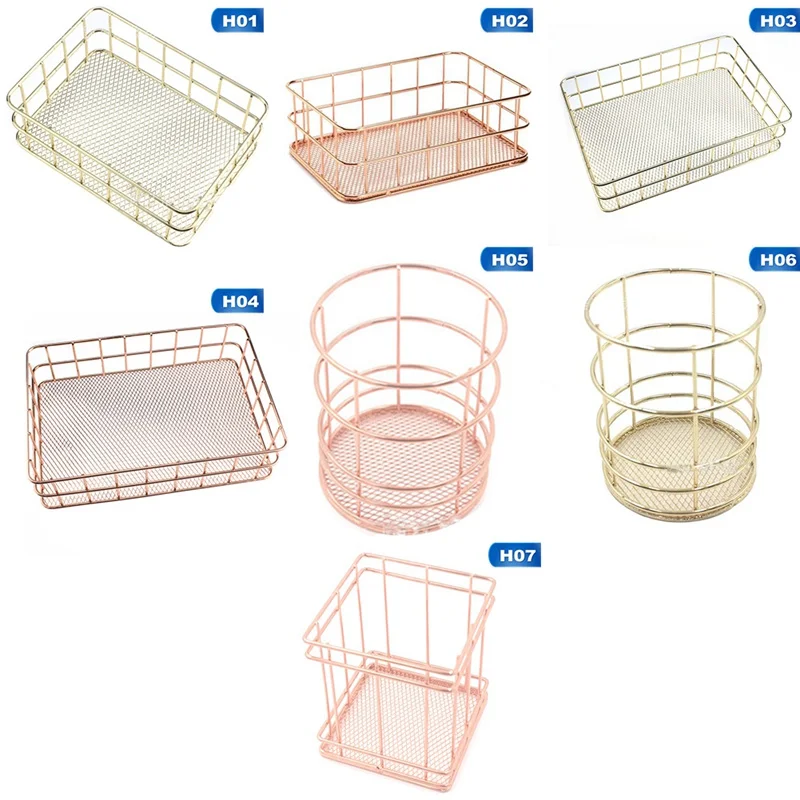 Nordic Metal Storage Basket Office Sundries Finishing Iron Baskets Rectangle Round Dressing Table Cosmetics Organizer Basket
Nordic Metal Storage Basket Office Sundries Finishing Iron Baskets Rectangle Round Dressing Table Cosmetics Organizer Basket
