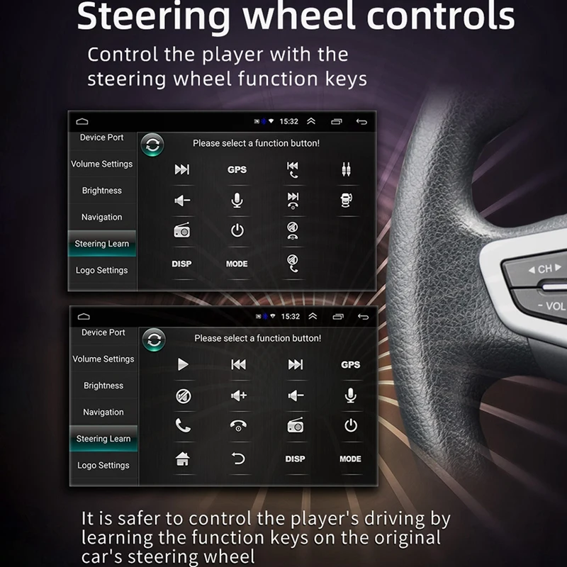 7 Inch Android8.1 Car Radio Stereo GPS Navi Bluetooth USB SD AUX-IN Press Car Multimedia Player, 9706
7 Inch Android8.1 Car Radio Stereo GPS Navi Bluetooth USB SD AUX-IN Press Car Multimedia Player, 9706