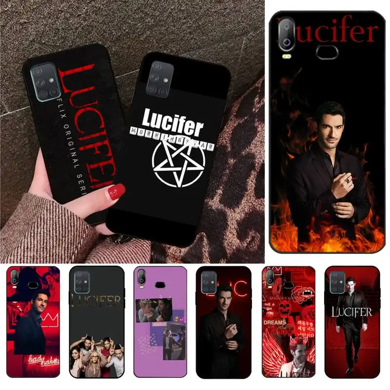 Блестящий милый чехол для телефона Lucifer Morningstar TV Samsung Galaxy A01 A11 A31 A81 A10 A20 A30 A40 A50 A70 A80