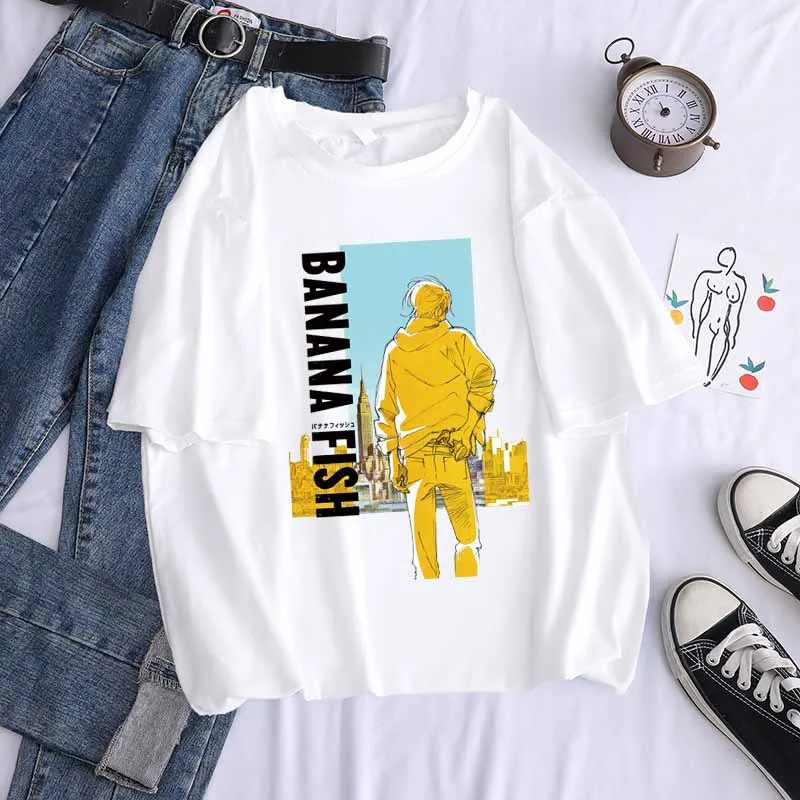 Lovely Anime Banana Fish Print T Shirt Men Manga Streetwear T-shirt Casual Short Sleeve Tshirt Homme Hip Hop Top Tees Male Daily
Lovely Anime Banana Fish Print T Shirt Men Manga Streetwear T-shirt Casual Short Sleeve Tshirt Homme Hip Hop Top Tees Male Daily