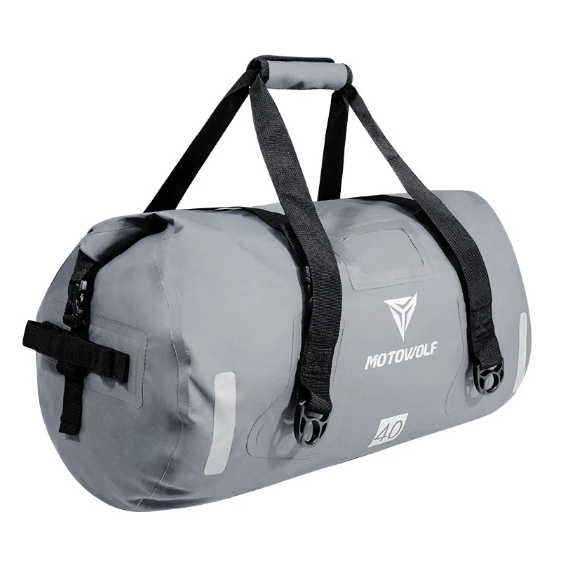 40L/66L/90L Motorcycle Tail Seat Bag PU Waterproof Reflective Multifunctional Motorcycle Luggage Bag With Bar Straps New
40L/66L/90L Motorcycle Tail Seat Bag PU Waterproof Reflective Multifunctional Motorcycle Luggage Bag With Bar Straps New