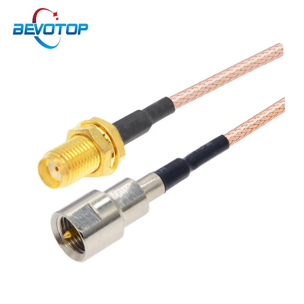 

1PCS FME Male to SMA Female Bulkhead Jack RG316 Pigtail RF Coaxial Cable Jumper FME SMA Extension Cord for 3G Modem 15CM~100CM