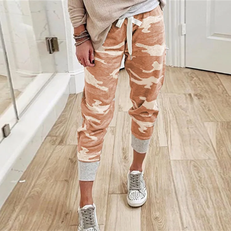 Women Camouflage Joggers Casual Drawstring Elastic Waist Sweatpants for Fall Winter
Women Camouflage Joggers Casual Drawstring Elastic Waist Sweatpants for Fall Winter