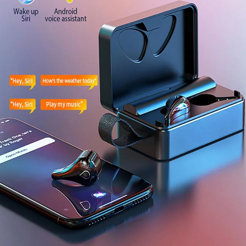 TWS Bluetooth Headphone 5.0 Touch Control Headset 9D HiFi Stereo Sports Waterproof Wireless Earphones With Microphone Earbuds
TWS Bluetooth Headphone 5.0 Touch Control Headset 9D HiFi Stereo Sports Waterproof Wireless Earphones With Microphone Earbuds