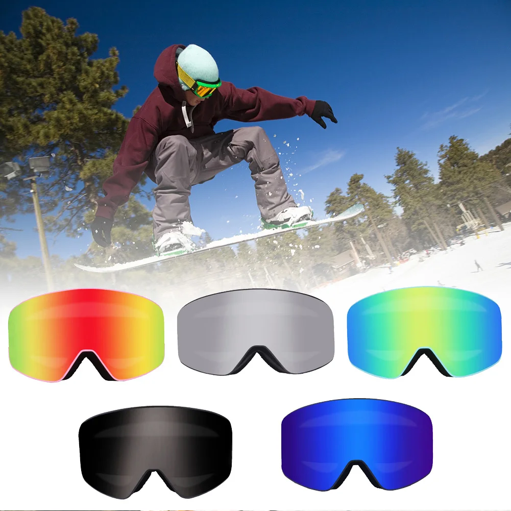 Double-layer Lens Skiing Snowboarding Goggles Anti-UV Windproof Ski Goggles Optional Lens &film Color
Double-layer Lens Skiing Snowboarding Goggles Anti-UV Windproof Ski Goggles Optional Lens &film Color