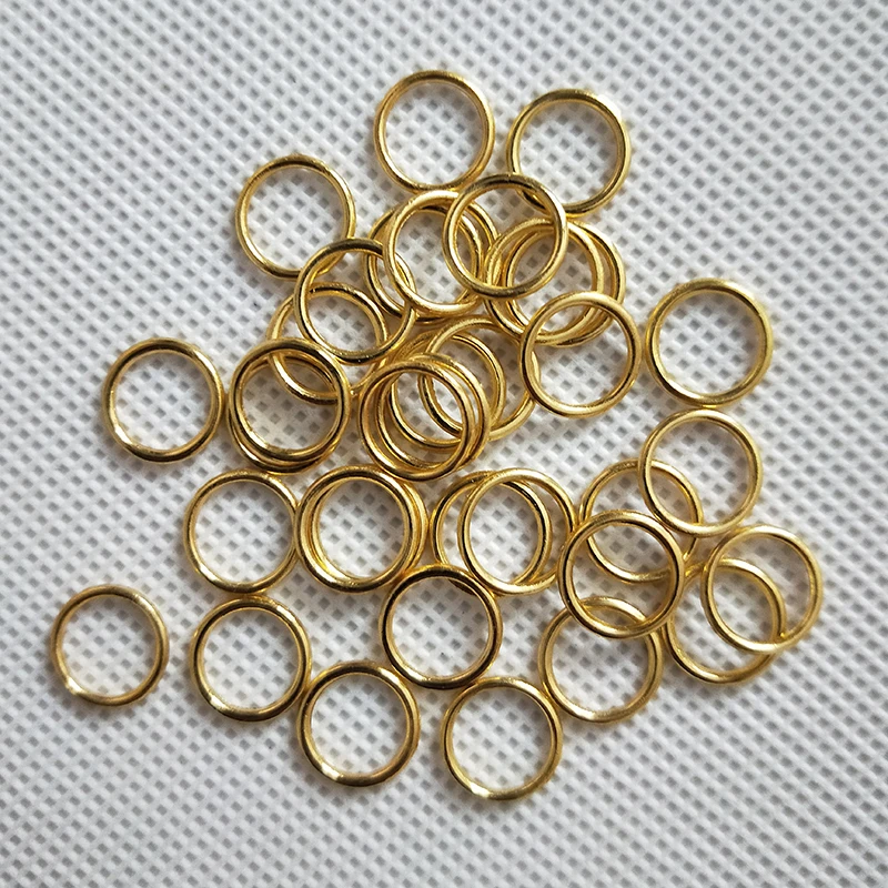 

High quality 500pcs/lot 8mm painted Gold type 0 metal Alloy bar Buckles clips for Lingerie Adjustment accessories DIY