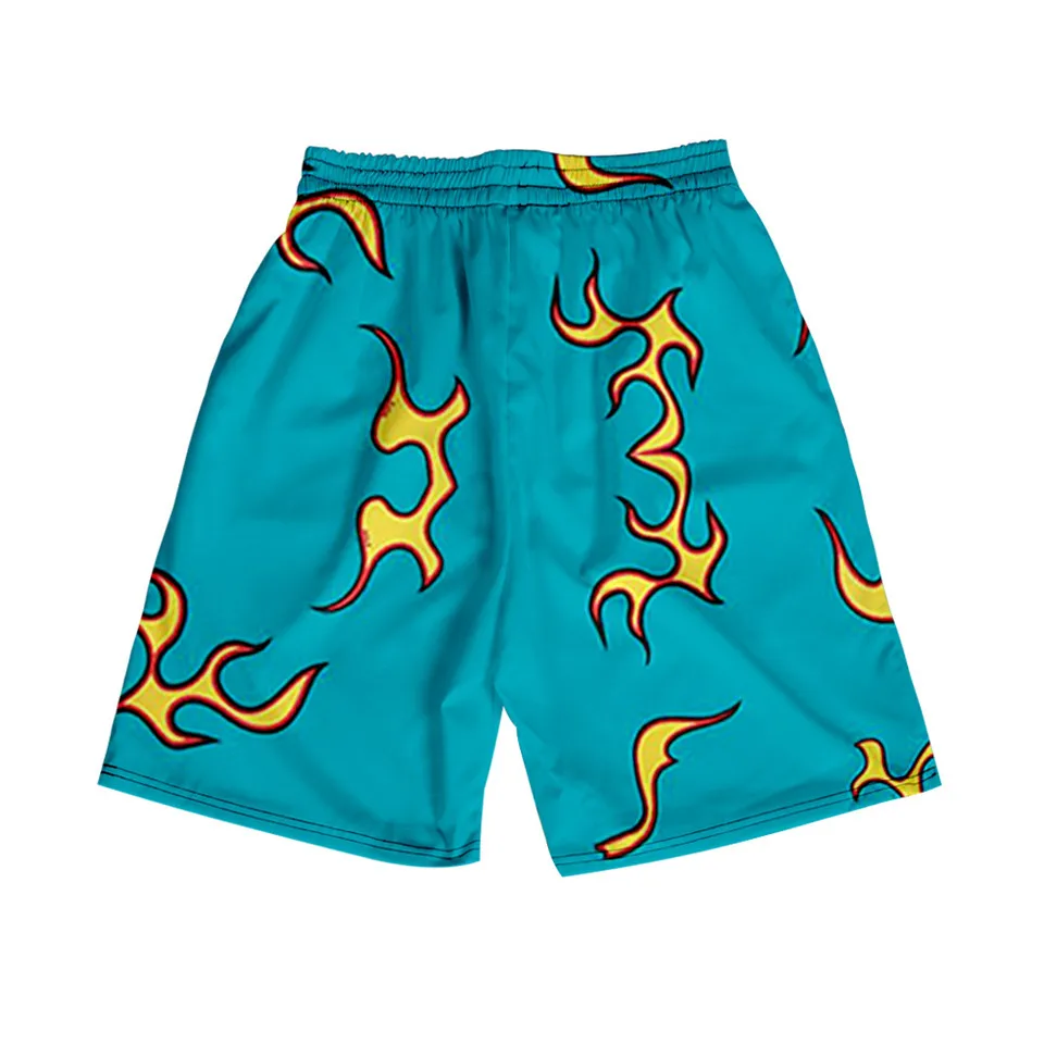 

Tyler The Creator Golf Fire Flame Summer Breeches Shorts Casual Bermudas 3D Men Boardshorts Homme Brand Clothing Beach Shorts
