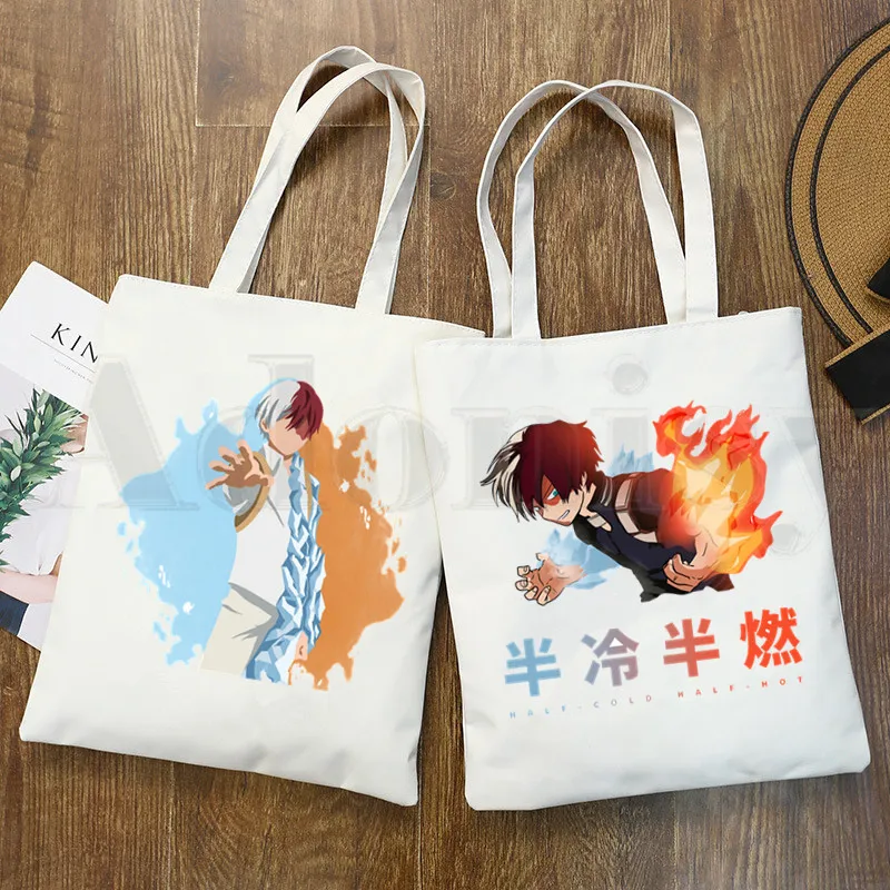 My Hero Academia Shoto Todoroki Japan Anime New Art Canvas Bag Totes Simple Print Women Shopping Bags Girls Life Casual Pacakge
My Hero Academia Shoto Todoroki Japan Anime New Art Canvas Bag Totes Simple Print Women Shopping Bags Girls Life Casual Pacakge