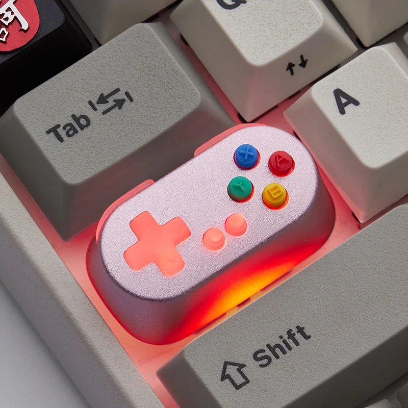 Holyoops Gamepad Controller Capslock Artisan Keycap CNC anodized aluminum Compatible Cherry MX switches white pink cyan yellow
Holyoops Gamepad Controller Capslock Artisan Keycap CNC anodized aluminum Compatible Cherry MX switches white pink cyan yellow