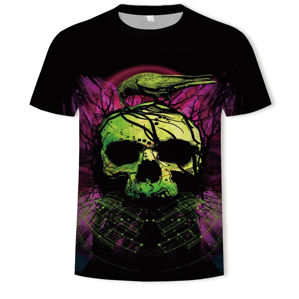 Skull Devil T-shirt Summer New Men's 3d T Shirt Digital Print Graphic Tshirt Men's Domineering Street Fashion O-neck T-shirts
Skull Devil T-shirt Summer New Men's 3d T Shirt Digital Print Graphic Tshirt Men's Domineering Street Fashion O-neck T-shirts
