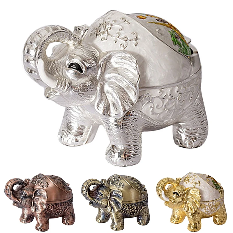 1Pcs Windproof Ashtray Retro Metal Elephant Ashtray Personality Creative Trend Decoration Home Ashtray
1Pcs Windproof Ashtray Retro Metal Elephant Ashtray Personality Creative Trend Decoration Home Ashtray