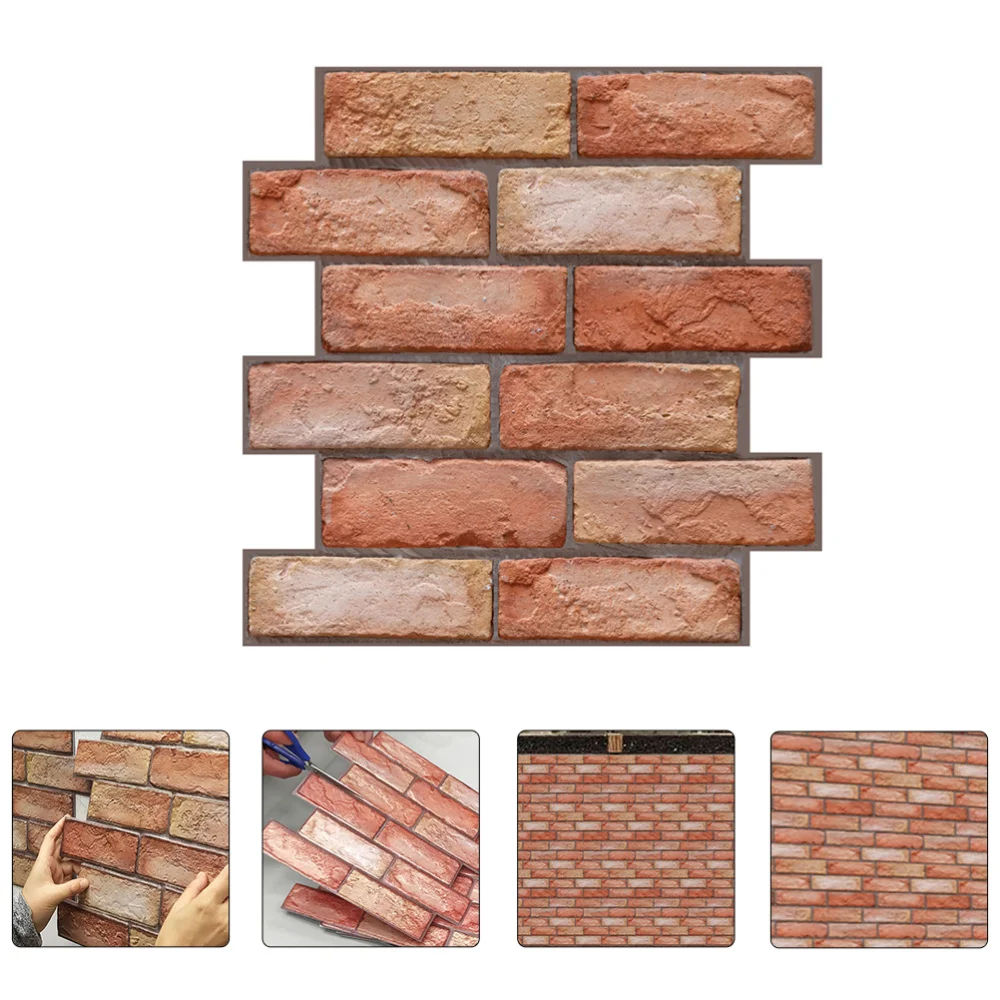 2Pcs Brick Wall Stickers Adhesive Wall Art Decals Refurbishment Wall Decal 
2Pcs Brick Wall Stickers Adhesive Wall Art Decals Refurbishment Wall Decal
