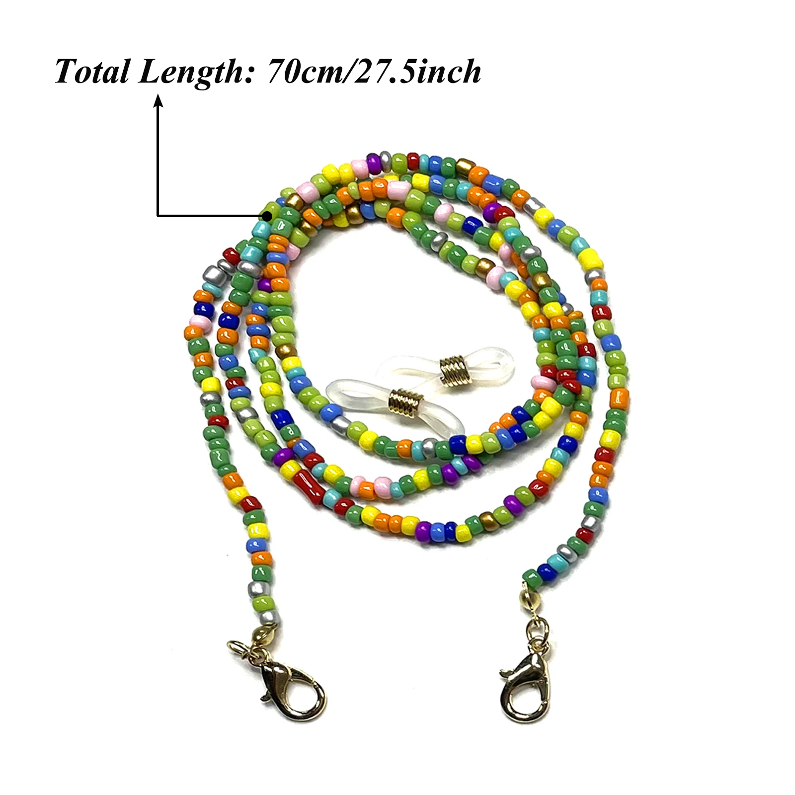 Fashion Glasses Chains Women Eyeglasses Sunglasses Eyewears Cord Holder Neck Strap Rope Chain Lady Besded Mask Hanging Rope 2021 
Fashion Glasses Chains Women Eyeglasses Sunglasses Eyewears Cord Holder Neck Strap Rope Chain Lady Besded Mask Hanging Rope 2021