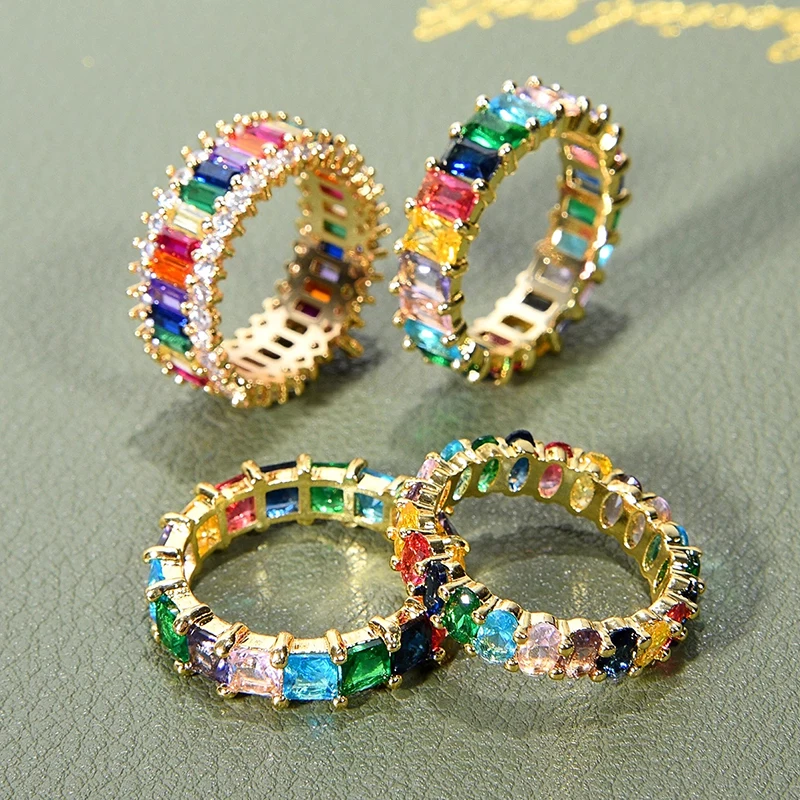 Женское Обручальное кольцо с геометрическим рисунком ювелирное изделие в медном