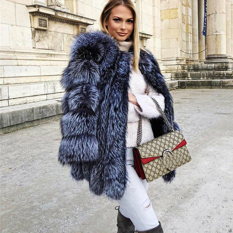 New Winter Thicken Warm Luxury Faux Fox Fur Coat Women High Quality Elegant Fashion Long Sleeve Fur Jacket Female Overcoat 2021
New Winter Thicken Warm Luxury Faux Fox Fur Coat Women High Quality Elegant Fashion Long Sleeve Fur Jacket Female Overcoat 2021