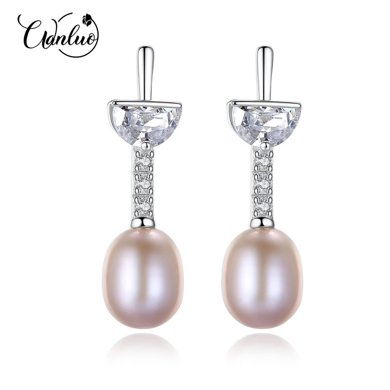 WL S925 Silver Fine Jewelry Long Pendant Pearl Earrings with 8-9mm Freshwater Natural Pearls Stud Earrings for Women Party Gift
WL S925 Silver Fine Jewelry Long Pendant Pearl Earrings with 8-9mm Freshwater Natural Pearls Stud Earrings for Women Party Gift