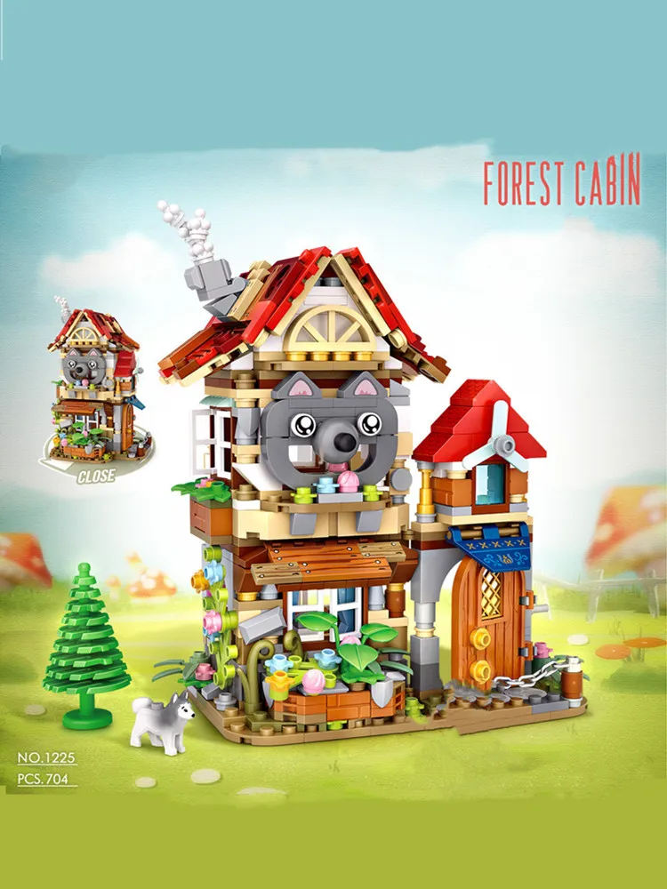 City Forest Hut Dwarf Wooden House Inserting Building Blocks Educational Toy Creator Model Building Diy Kits Kids Toys For Girls
City Forest Hut Dwarf Wooden House Inserting Building Blocks Educational Toy Creator Model Building Diy Kits Kids Toys For Girls