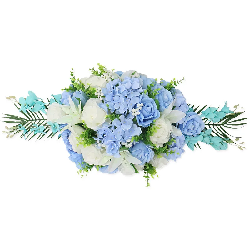 90CM Artificial flower conference table flower row rose lily hydrangea leaf wedding party decor table centerpieces flower runner
90CM Artificial flower conference table flower row rose lily hydrangea leaf wedding party decor table centerpieces flower runner