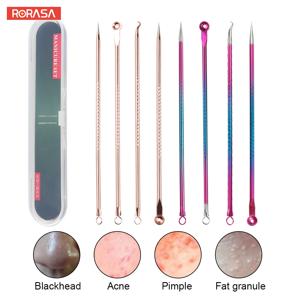 4PCS Acne Blackhead Comedone Black Spot Pimple Blemish Remover Skin Care Women Beauty Acne Treatment Pore Cleanser Needle Hook
4PCS Acne Blackhead Comedone Black Spot Pimple Blemish Remover Skin Care Women Beauty Acne Treatment Pore Cleanser Needle Hook