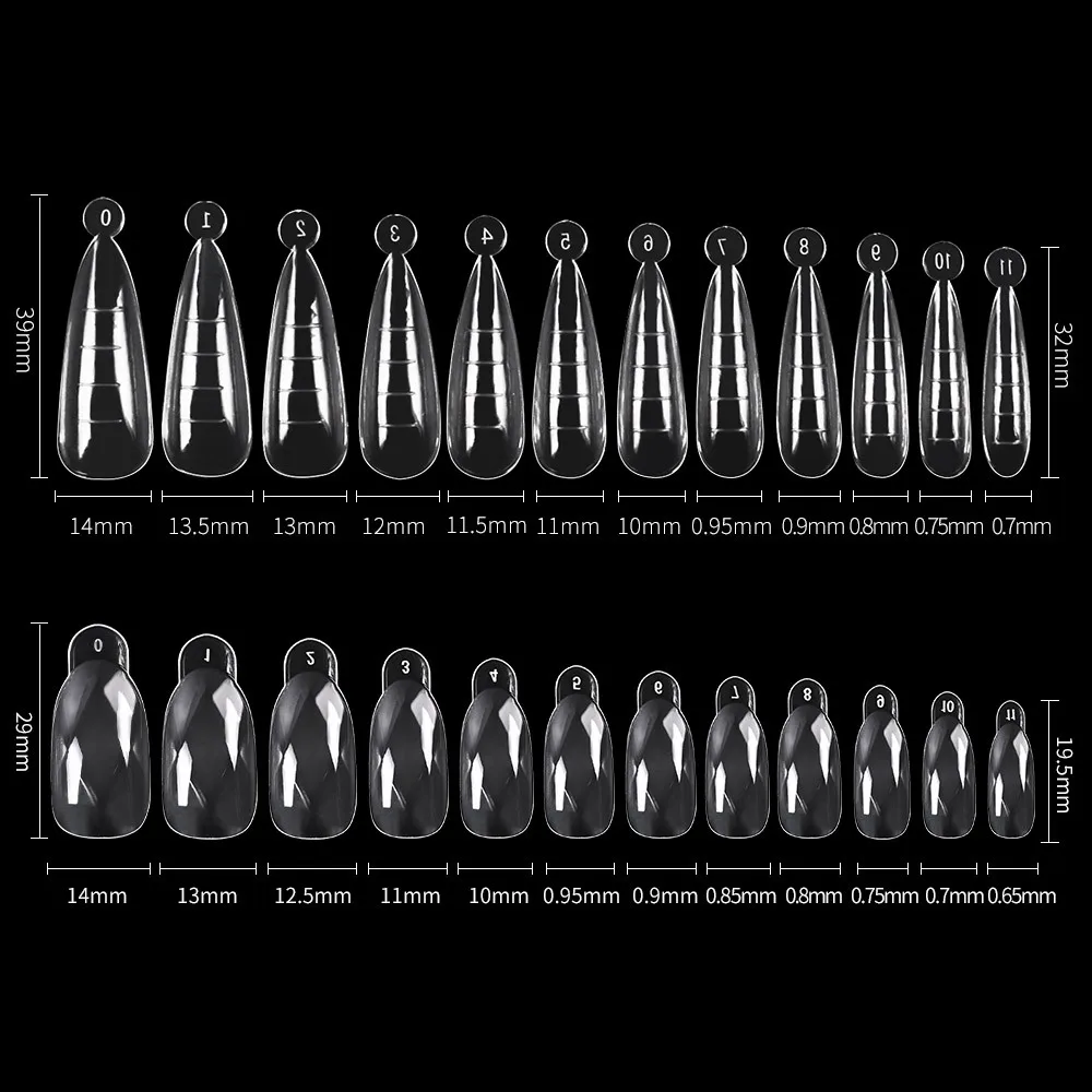 120pcs/box Clear False Nail Diamond Almond Shape Acrylic Quick Building Full Cover Press On DIY Gel Mold Tips Manicure Tools
120pcs/box Clear False Nail Diamond Almond Shape Acrylic Quick Building Full Cover Press On DIY Gel Mold Tips Manicure Tools