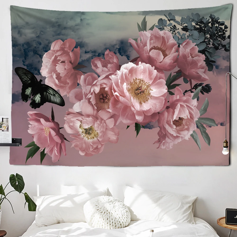 2020 Fashion Floral Tapestry Butterfly and Pink Floral Pattern Home Decor Wall Decor Bedroom Wallpaper Beach Towel
2020 Fashion Floral Tapestry Butterfly and Pink Floral Pattern Home Decor Wall Decor Bedroom Wallpaper Beach Towel
