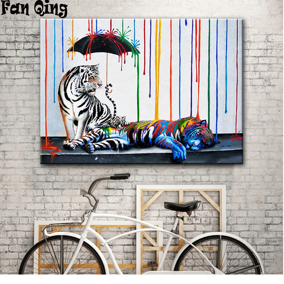 Алмазная 5d Вышивка с квадратными/круглыми стразами, для творчества, уличная Настенная картина с граффити, цветная алмазная живопись с тигро...
Алмазная 5d Вышивка с квадратными/круглыми стразами, для творчества, уличная Настенная картина с граффити, цветная алмазная живопись с тигро...