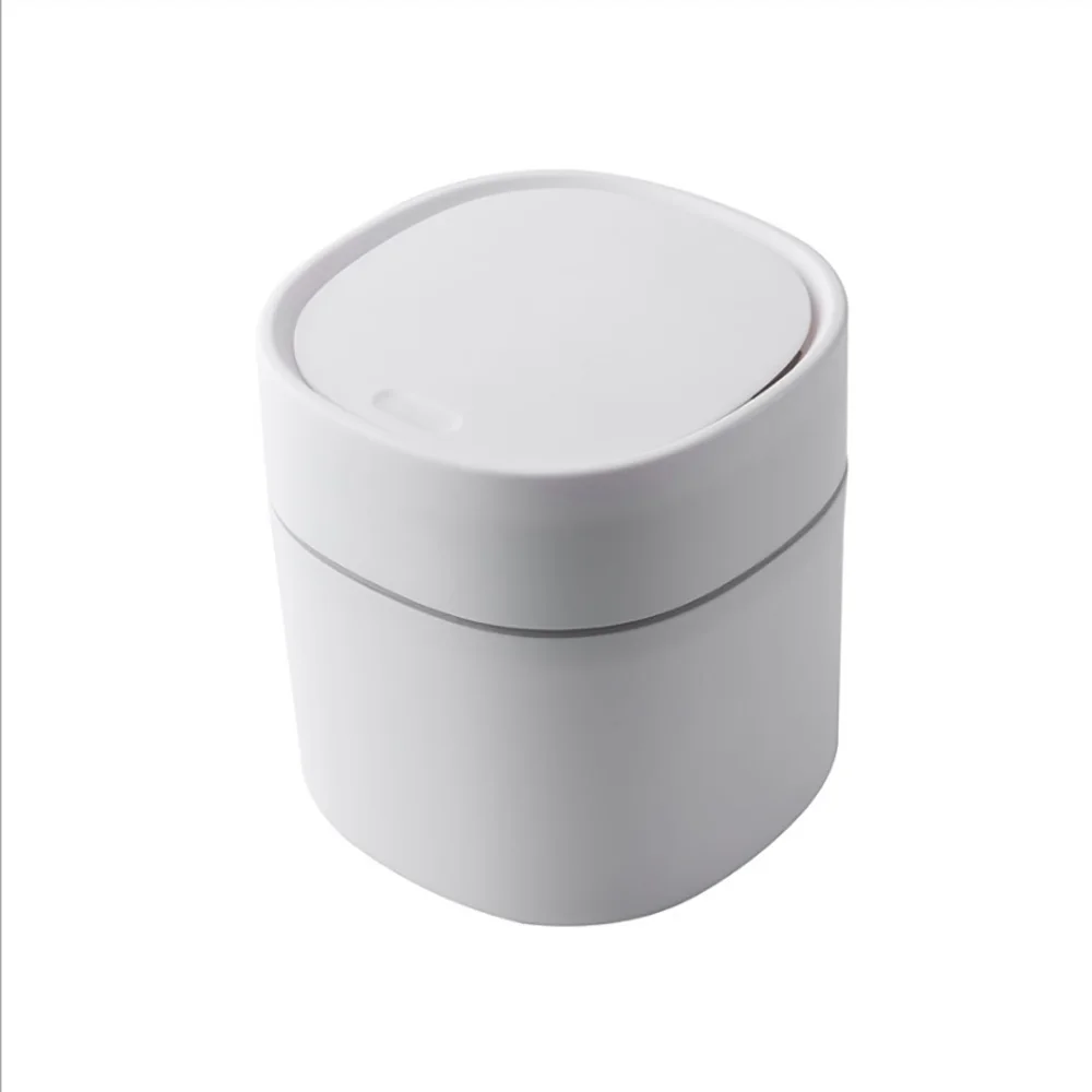 HPDEAR Plastic Mini Trash Can with Lid Wastebasket for Bathroom Vanity, Desktop or Coffee Table, 0.5 Gallon, White
HPDEAR Plastic Mini Trash Can with Lid Wastebasket for Bathroom Vanity, Desktop or Coffee Table, 0.5 Gallon, White