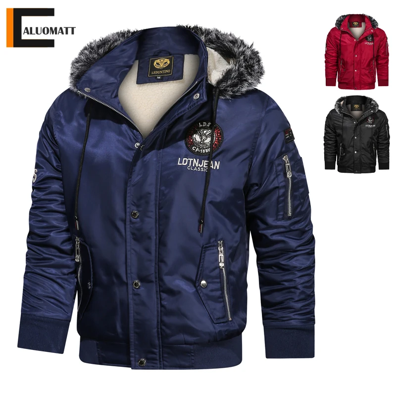 Парка мужская зимняя, толстая теплая Модная ветровка с капюшоном, флисовая Повседневная куртка с вышивкой и мехом, пальто
Парка мужская зимняя, толстая теплая Модная ветровка с капюшоном, флисовая Повседневная куртка с вышивкой и мехом, пальто